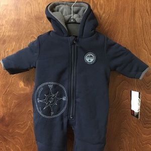 Weatherproof Baby 1-Piece Snowsuit 3-6 month Navy